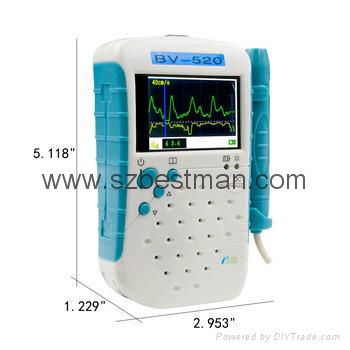 BSM Bestman CE Pocket Vascular Doppler BF-520TFT Home/hopital Use   2