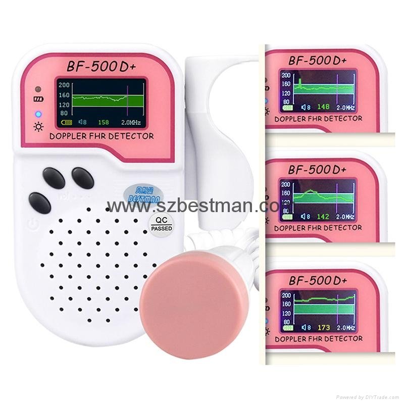 Doppler Fetal Heartbeat Detector Baby Care Household Portable for Pregnant Feta 3