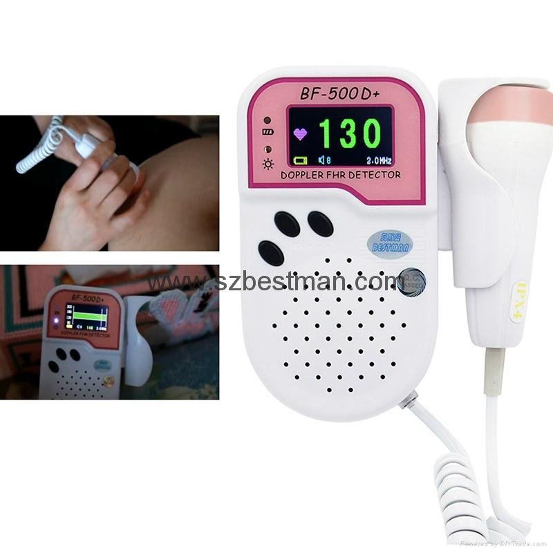  Doppler Fetal Heartbeat Detector Baby Care Household Portable for Pregnant Feta 2