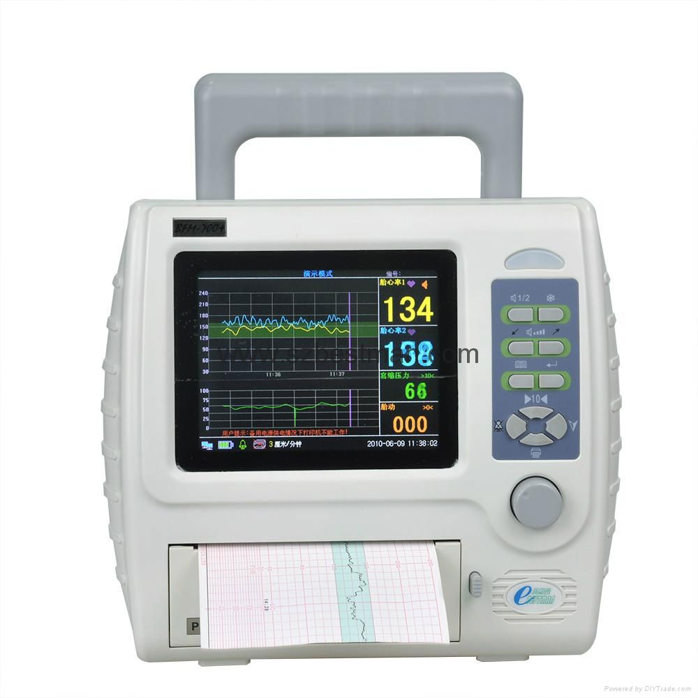 BFM-700+ Fetal Monitor for Twins Fetal Detect Heart CTG Machine