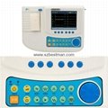ECG-213 medical portable 3 /6/12 Channel ECG EKG TFT LCD display