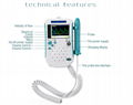 Handheld Portable Vascular Doppler ABI Machine/Blood Flow Rate Detector BV-520TB 3