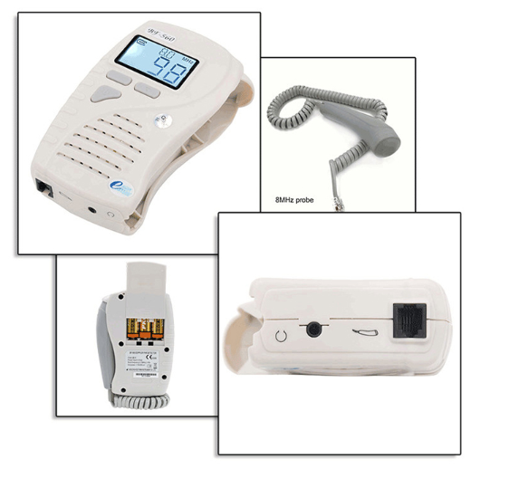 Fetal Doppler Equipped with beats，Portable Baby Monitor for Hospitals  3