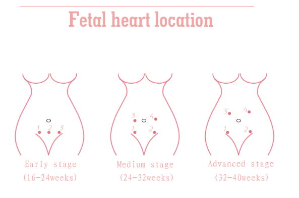 Doppler Fetal Heart Rate Monitor,Baby Heartbeat Monitor 4