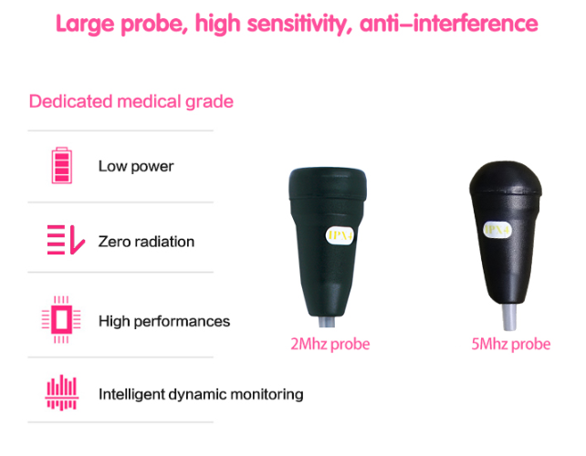 CE/FDA Portable Fetal Doppler BF-610P Hospital baby heartbeat monitor  3