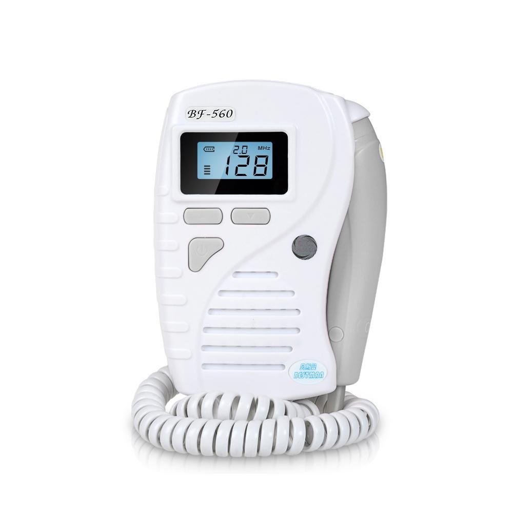 2Mhz Probe Detect Fetal Heart Rate Ultrasound Doppler Fetal Baby Monitor