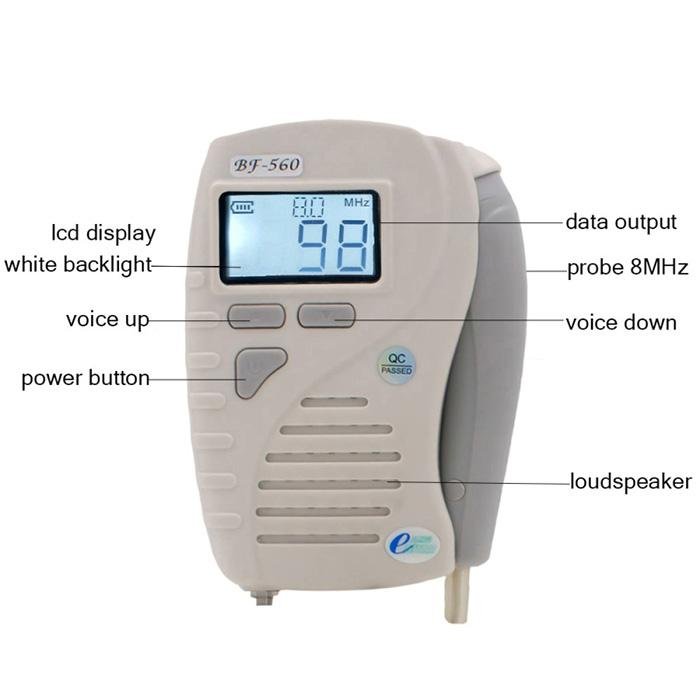 Vascular Doppler 8Mhz Probe Vascular Monitor Blood Flow Detector  2