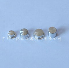 Supply aluminum metal button Button cap
