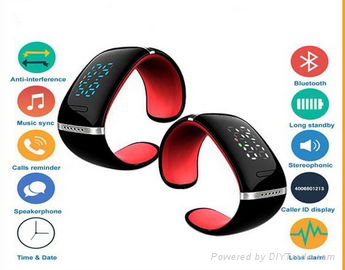Wearable Electronic Device L12S Bluetooth Bracelet Wristband NFC Handsfree Car K 3