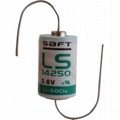 法国SAFT锂电池 LS14250 CNA (AX)  轴线电池 1100mAh 3.6V 1⁄2 AA-size