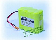 三洋 Sanyo 8N-600AAK 9.6V 600mAh Cadnica 注射泵 电池