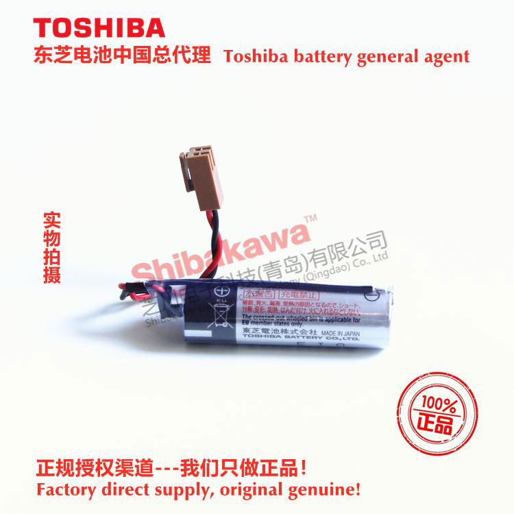 ER6V/3.6V ER6V ER14505 TOSHIBA 东芝 锂电池 PLC电池 数控电池 仪器仪表电池 正品代理 2
