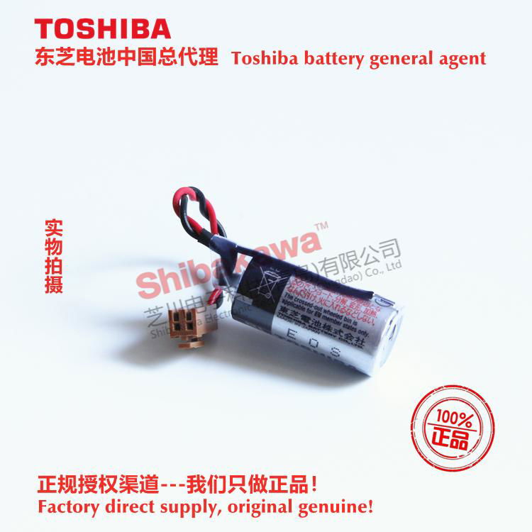 ER4V/3.6V 1200mAh  2/3AA TOSHIBA Authorized sales company, genuine 4