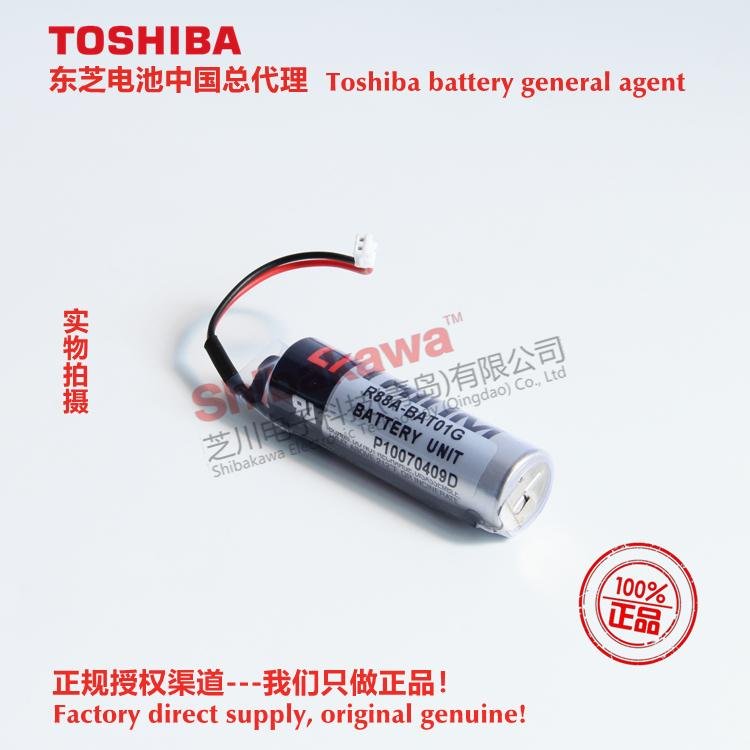 R88A-BAT01G P10070409D Omron battery Toshiba ER6V/3.6V lithium battery 2