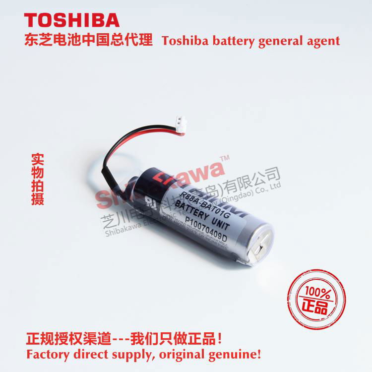 R88A-BAT01G P10070409D Omron battery Toshiba ER6V/3.6V lithium battery 4