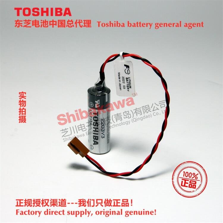 NP8P-BTS Fuji PLC touch screen lithium battery Toshiba ER17500V lithium battery 2