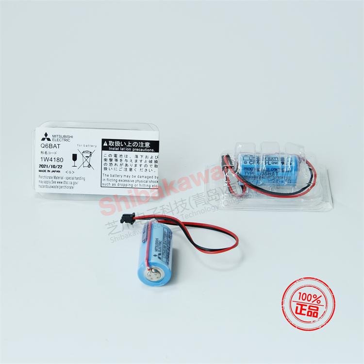 Q6BAT CR2/3 8. L CR17335SE-R Mitsubishi PLC Lithium Battery 4