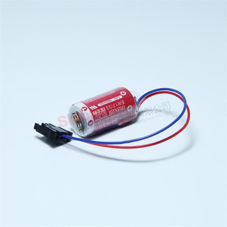 ER17/33 單體 帶插頭 按要求加插頭 Maxell 授權代理 原裝電池 3.6V 1600mAh 5