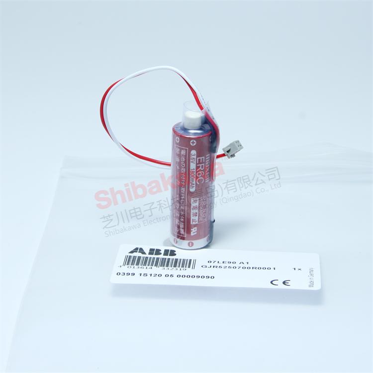 GJR5250700R0001 07LE90 ABB PLC lithium battery ER6C Maxell original battery 18