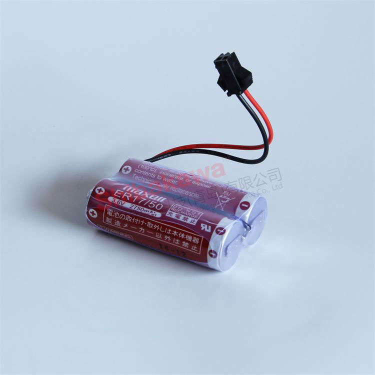 2ER17/50 2ER17500V robot battery NACHI Buyue II robot battery pack 5