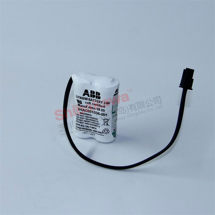 3HAC051036-001 REV02 3.6V 7.2Ah 1S2PLS17500 ABB robot lithium  Battery