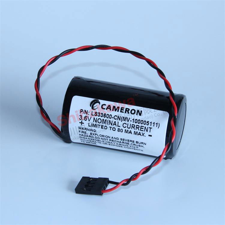 LS33600-CN MV-10000511 MC-II MC-III 卡梅伦Cameron 流量仪 电池 3