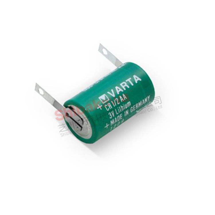 CR1/2AA CR14250 VARTA瓦尔塔 3V 锂电池 带焊片 6127301301 2
