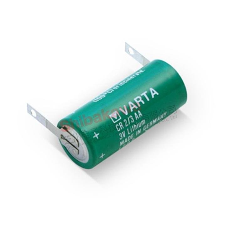 CR2/3AA CR14335 VARTA 瓦爾塔 3V 鋰電池 帶焊片 6237301301 5