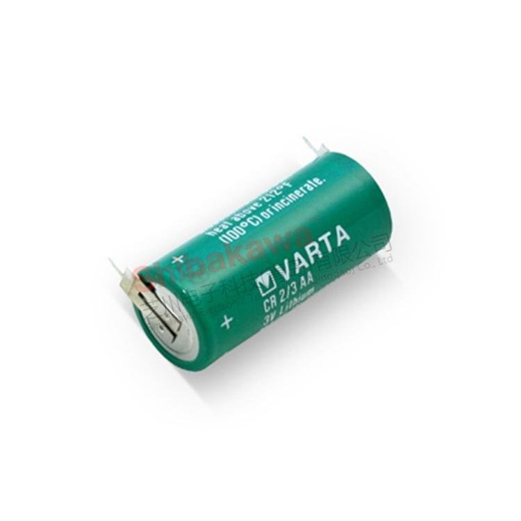CR2/3AA CR14335 VARTA 3V lithium battery with axis 6237501301 2