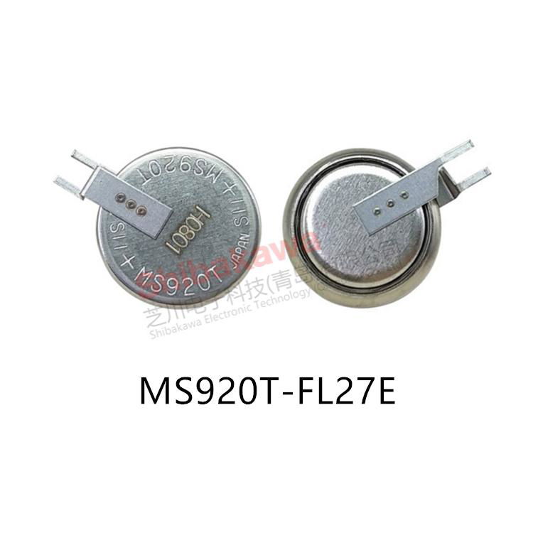 MS920T-FL27E MS920SE-FL27E Seiko rechargeable button battery patch battery