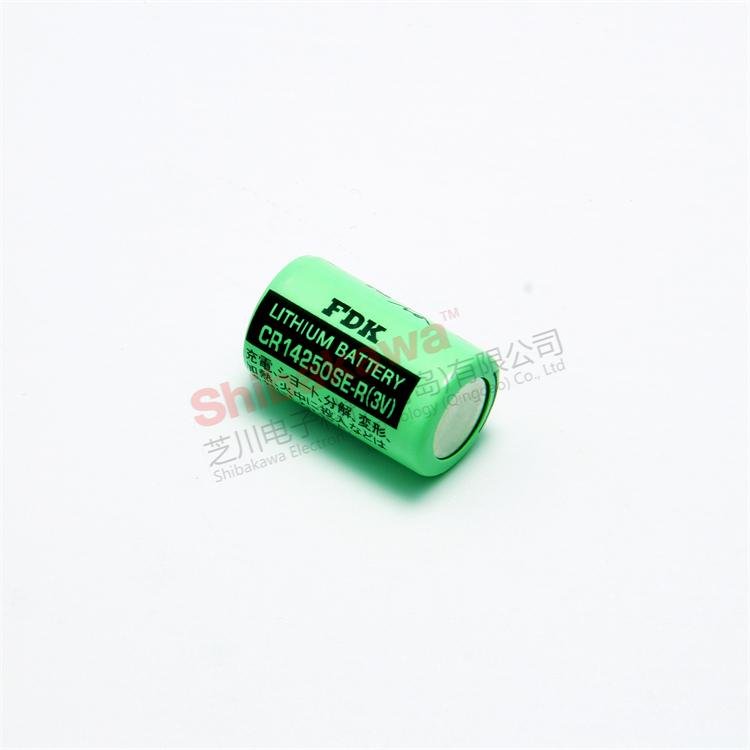 CR14250SE-R CR1/2AA FDK富士 电池 带插头 焊脚 高容量 锂电池 2