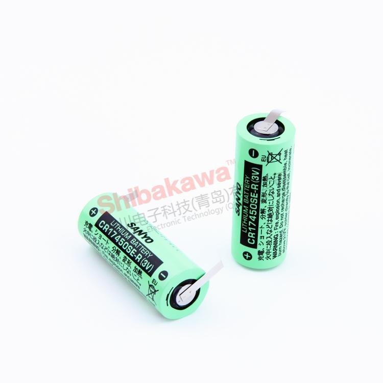 CR17450SE-R HR1-OMS CR17450SE-R SANYO三洋 FDK富士 電池 帶插頭 焊腳 高容量  5