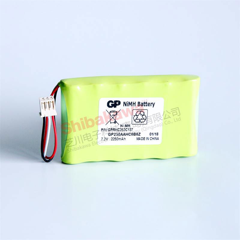 GPRHC252C137 GP250AAHC6B6Z Superpower GP 7.2V Rechargeable Battery Pack 2
