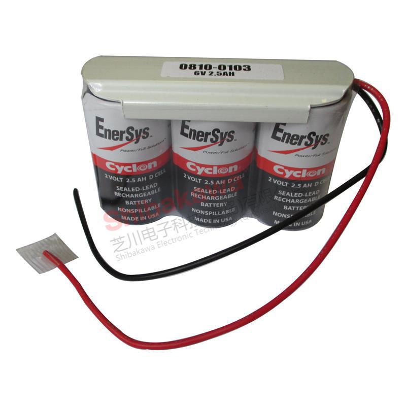 0810-1033 0810-0103 0810-0102 6V-2.5Ah Cyclon EnerSys Lead-acid Battery 5