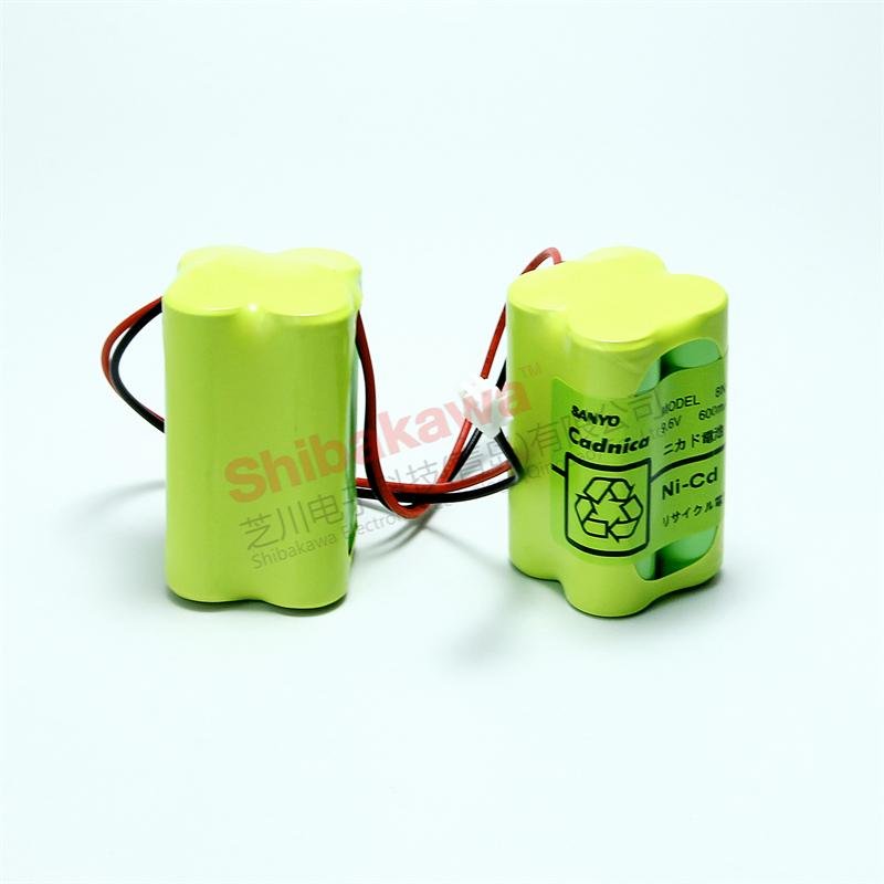 8N-600AA 9.6V SANYO Cadnica Sanyo battery pack rechargeable battery pack 2
