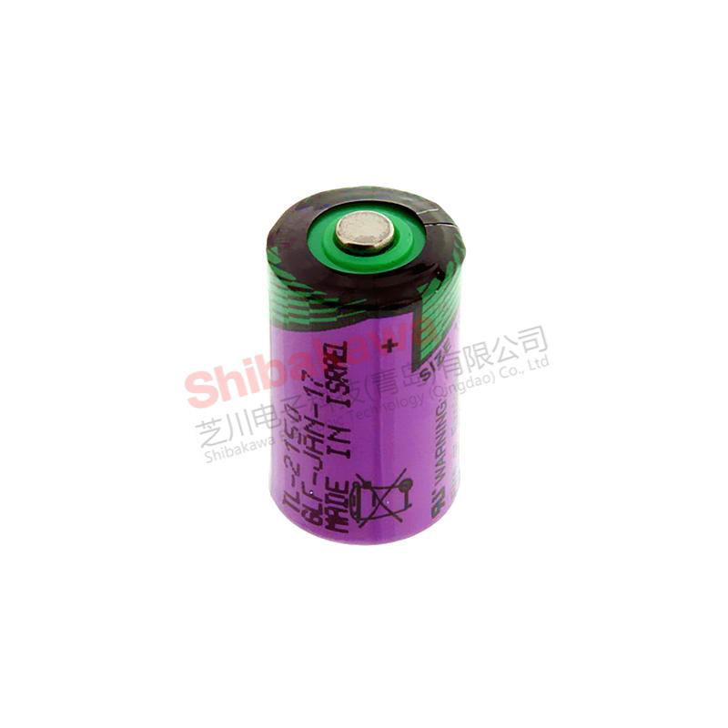 TL-2150 1/2AA ER14250 TADIRAN lithium battery machinable connector/solder pin 10