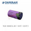 TLH-5930 D ER32L615 Tadiran high temperature battery with connector/foot