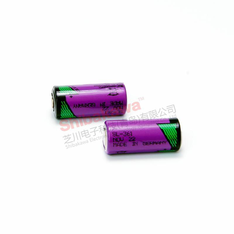 SL-361 2/3AA ER14335 Tadiran lithium battery with connector/foot 4