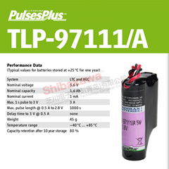 TLP-96111/A TLP-96311/A TLP-97111/A Tadiran PulsesPlus Battery