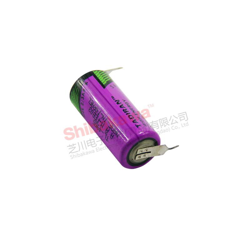 TL-4955 2/3AA ER14335 塔迪兰TADIRAN 锂电池 可加工 连接器/焊脚 4