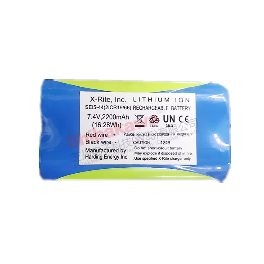 X-Rite EXact SE15-44 (2ICR19/66) spectrophotometer lithium battery pack 12