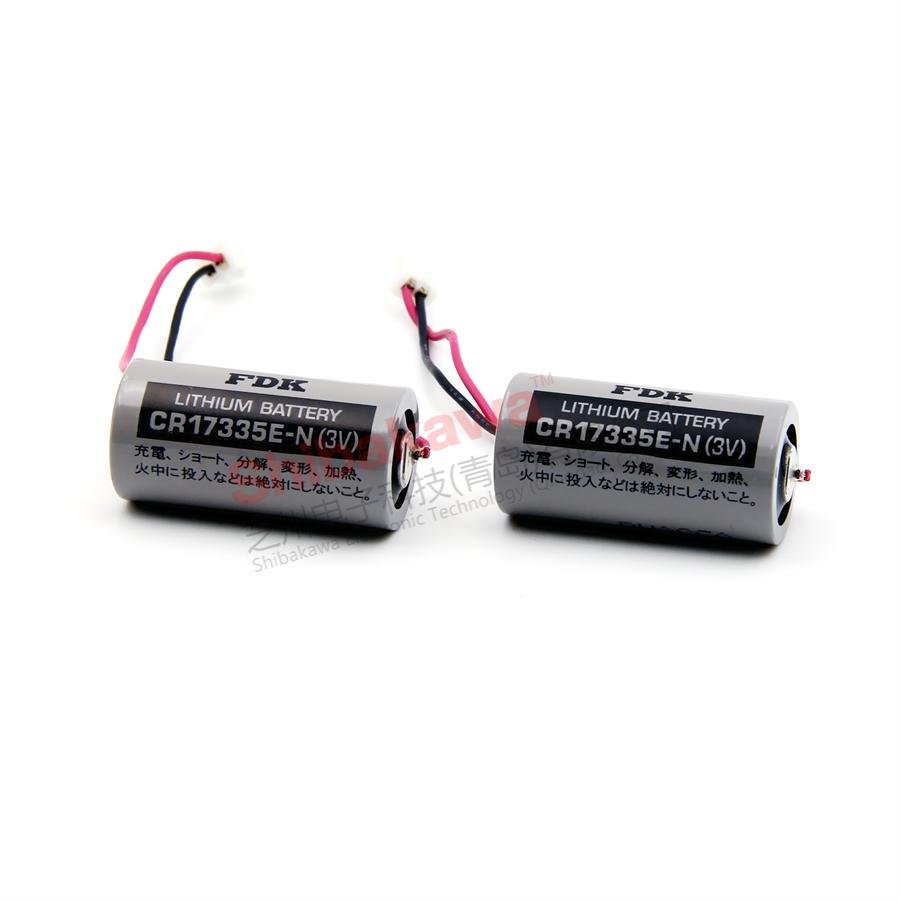 CR17335E-N FDK富士 电池 带插头 焊脚 高容量 锂电池 3