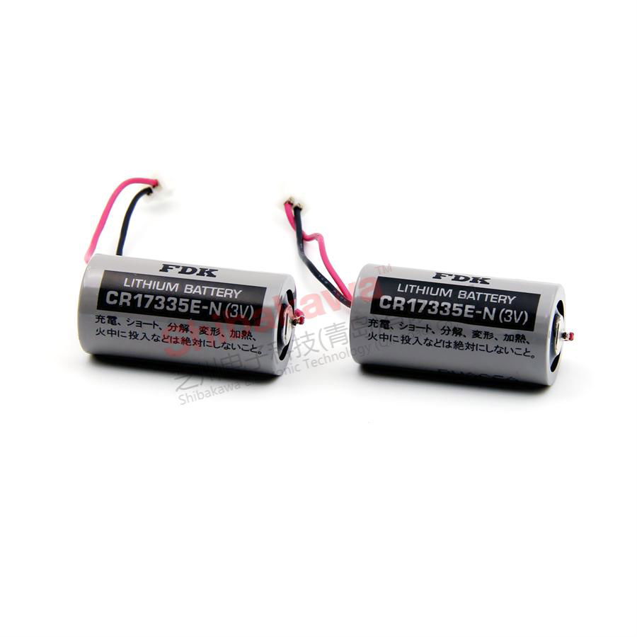 CR17335E-N FDK富士 电池 带插头 焊脚 高容量 锂电池 4
