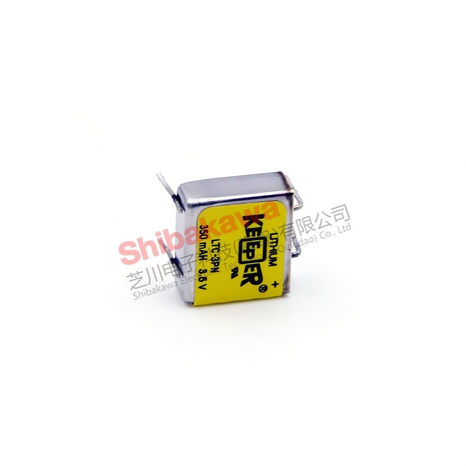 LTC-3PN DIP4 Keeper battery 3.5v 350mAh square lithium sub battery with 4 pins 2