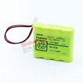 4N-600AAC 4.8V 600mAh 三洋SANYO Cadnica 鎳氫 鎳鎘 充電電池組 1