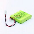 4N-600AAC 4.8V 600mAh 三洋SANYO Cadnica 鎳氫 鎳鎘 充電電池組 2