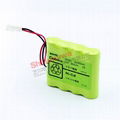 4N-600AAC 4.8V 600mAh 三洋SANYO Cadnica 鎳氫 鎳鎘 充電電池組 7