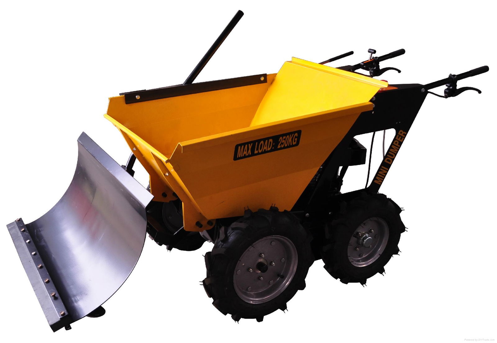 Oil Palm Power Barrow Mini Dumper Garden Loader with Extension Sides 3