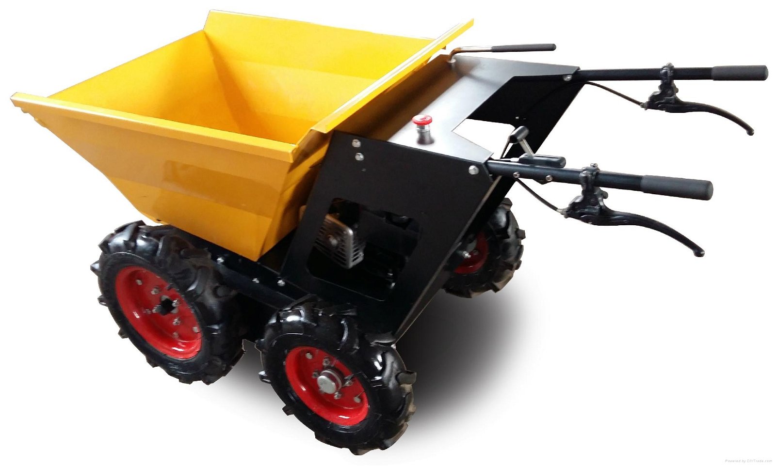 Oil Palm Power Barrow Mini Dumper Garden Loader with Extension Sides 4