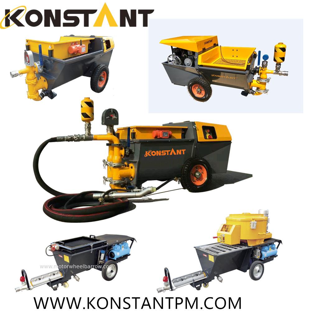 Piston Pump Mortar Plastering Machine/ Mortar Spraying Pump 5